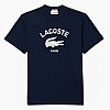 Ανδρικές Μπλούζες TH2733 Σκούρο Μπλε Βαμβάκι Lacoste Ανδρικές Μπλούζες TH2733 Σκούρο Μπλε Βαμβάκι Lacoste