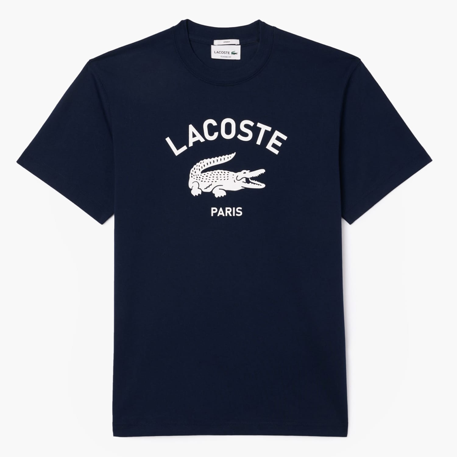Ανδρικές Μπλούζες TH2733 Σκούρο Μπλε Βαμβάκι Lacoste