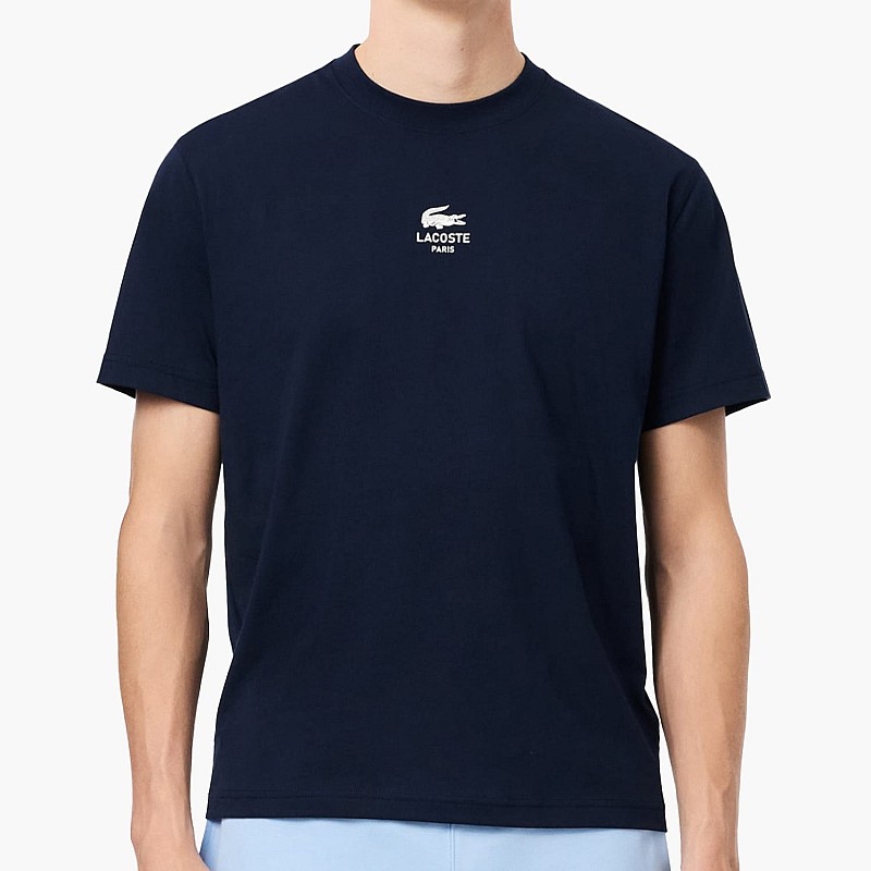 Men T-Shirts TH2739 DarkBlue Cotton Lacoste