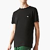 Ανδρικές Μπλούζες TH6709 Μαύρο Βαμβάκι Lacoste Ανδρικές Μπλούζες TH6709 Μαύρο Βαμβάκι Lacoste