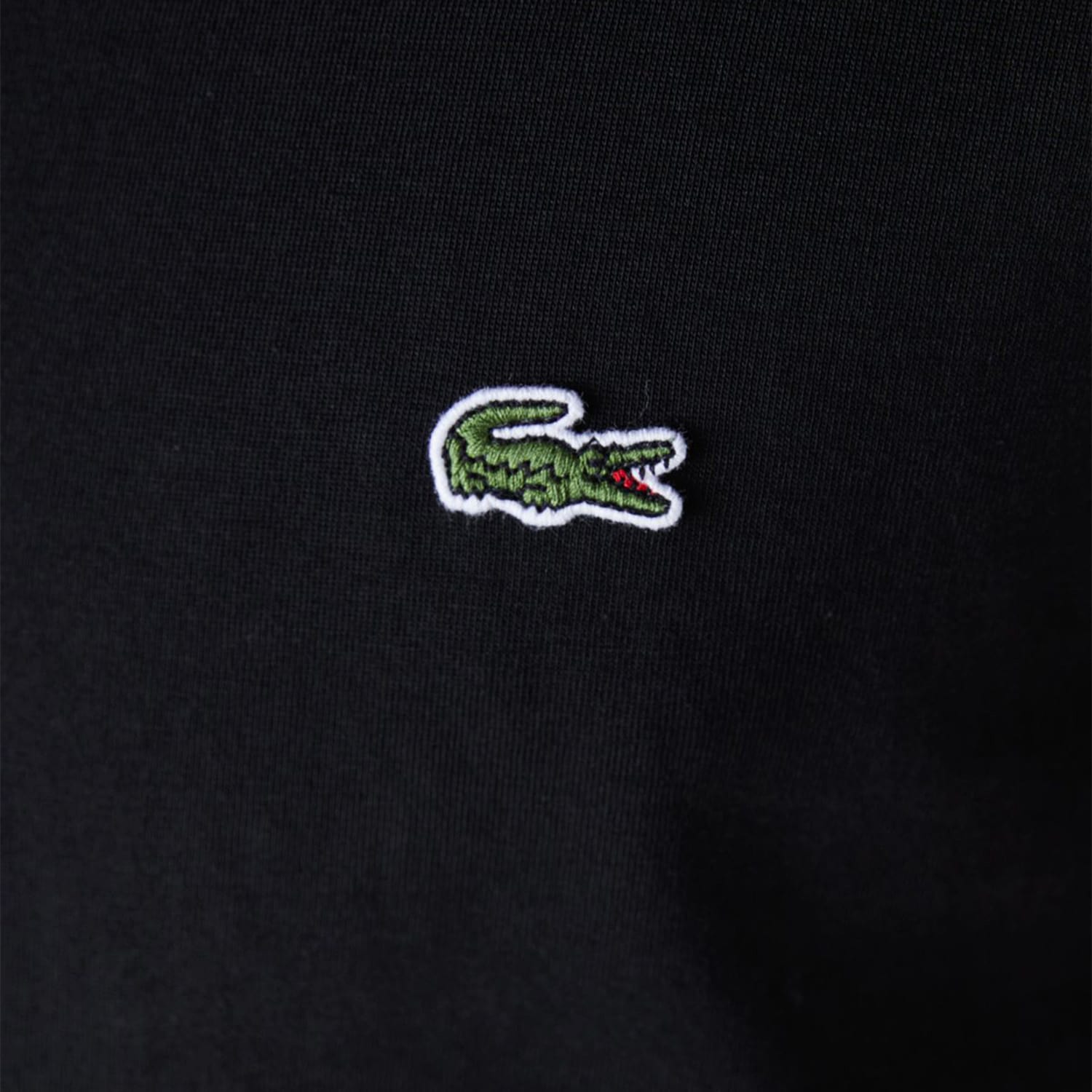 Ανδρικές Μπλούζες TH6709 Μαύρο Βαμβάκι Lacoste Ανδρικές Μπλούζες TH6709 Μαύρο Βαμβάκι Lacoste