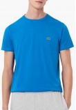 Ανδρικές Μπλούζες TH6709 Μπλε Βαμβάκι Lacoste