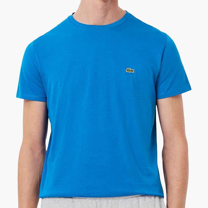 Ανδρικές Μπλούζες TH6709 Μπλε Βαμβάκι Lacoste