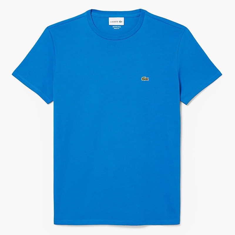 Ανδρικές Μπλούζες TH6709 Μπλε Βαμβάκι Lacoste