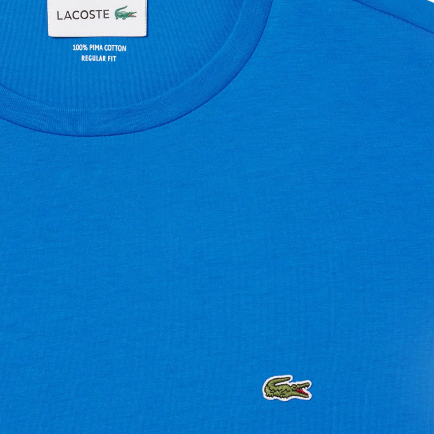 Ανδρικές Μπλούζες TH6709 Μπλε Βαμβάκι Lacoste Ανδρικές Μπλούζες TH6709 Μπλε Βαμβάκι Lacoste