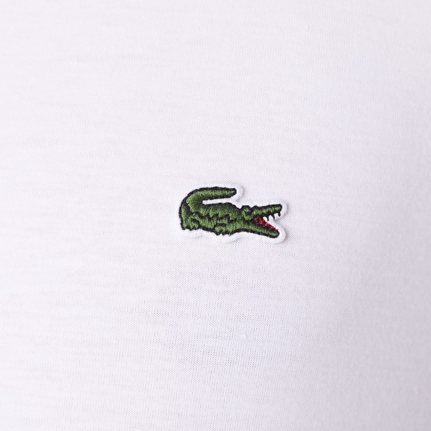 Ανδρικές Μπλούζες TH6709 Άσπρο Βαμβάκι Lacoste Ανδρικές Μπλούζες TH6709 Άσπρο Βαμβάκι Lacoste