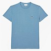 Ανδρικές Μπλούζες TH6709 Μπλέ Ανοιχτό Βαμβάκι Lacoste Ανδρικές Μπλούζες TH6709 Μπλέ Ανοιχτό Βαμβάκι Lacoste