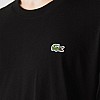 Ανδρικές Μπλούζες TH7618 Μαύρο Βαμβάκι Lacoste Ανδρικές Μπλούζες TH7618 Μαύρο Βαμβάκι Lacoste