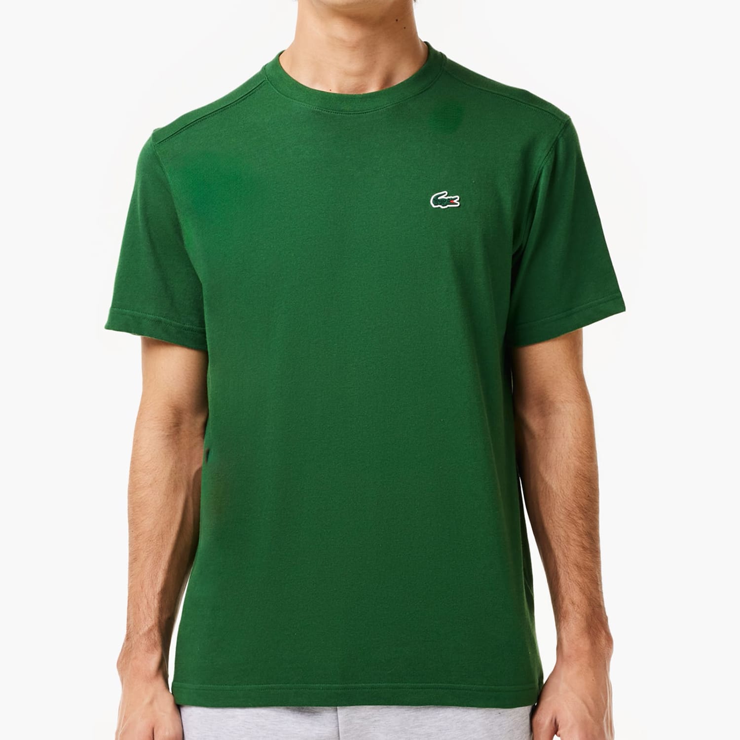 Ανδρικές Μπλούζες TH7618 Πράσινο Βαμβάκι Lacoste