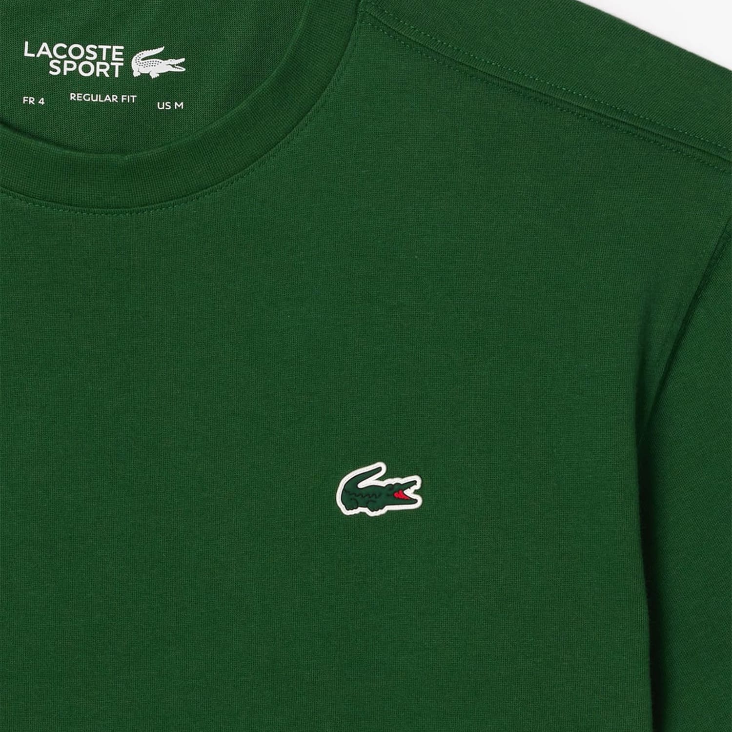 Ανδρικές Μπλούζες TH7618 Πράσινο Βαμβάκι Lacoste Ανδρικές Μπλούζες TH7618 Πράσινο Βαμβάκι Lacoste