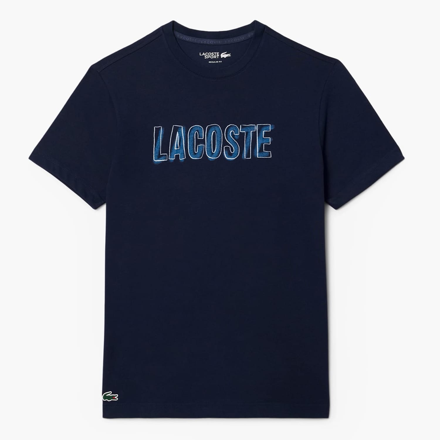 Ανδρικές Μπλούζες TH8916 Σκούρο Μπλε Βαμβάκι Lacoste