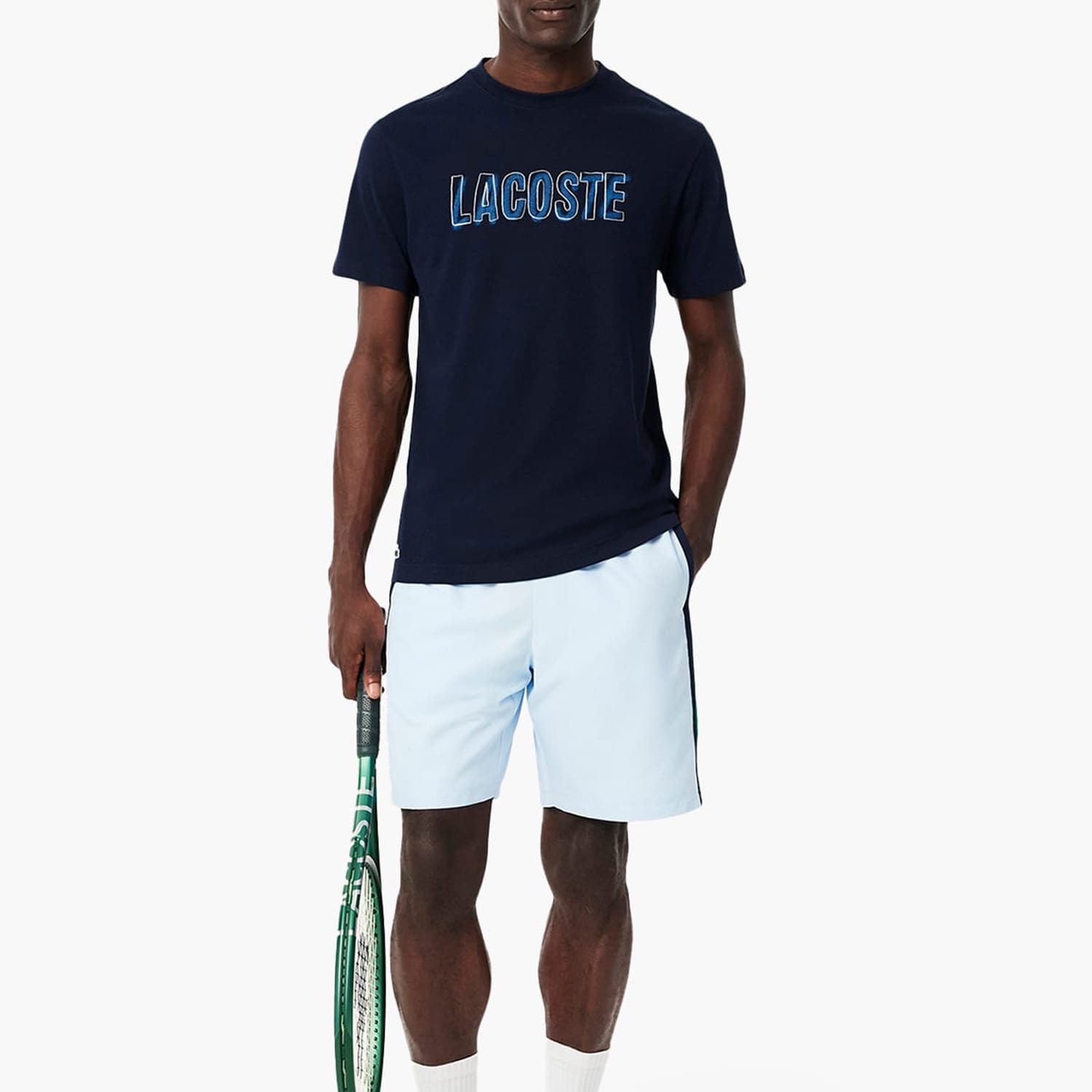 Ανδρικές Μπλούζες TH8916 Σκούρο Μπλε Βαμβάκι Lacoste Ανδρικές Μπλούζες TH8916 Σκούρο Μπλε Βαμβάκι Lacoste