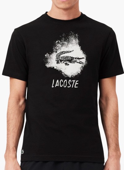Ανδρικές Μπλούζες Te.Urban Μαύρο Βαμβάκι Boss