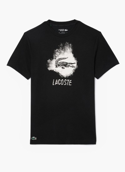 Ανδρικές Μπλούζες Te.Urban Μαύρο Βαμβάκι Boss