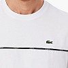 Ανδρικές Μπλούζες TH9842 Άσπρο Βαμβάκι Lacoste Ανδρικές Μπλούζες TH9842 Άσπρο Βαμβάκι Lacoste