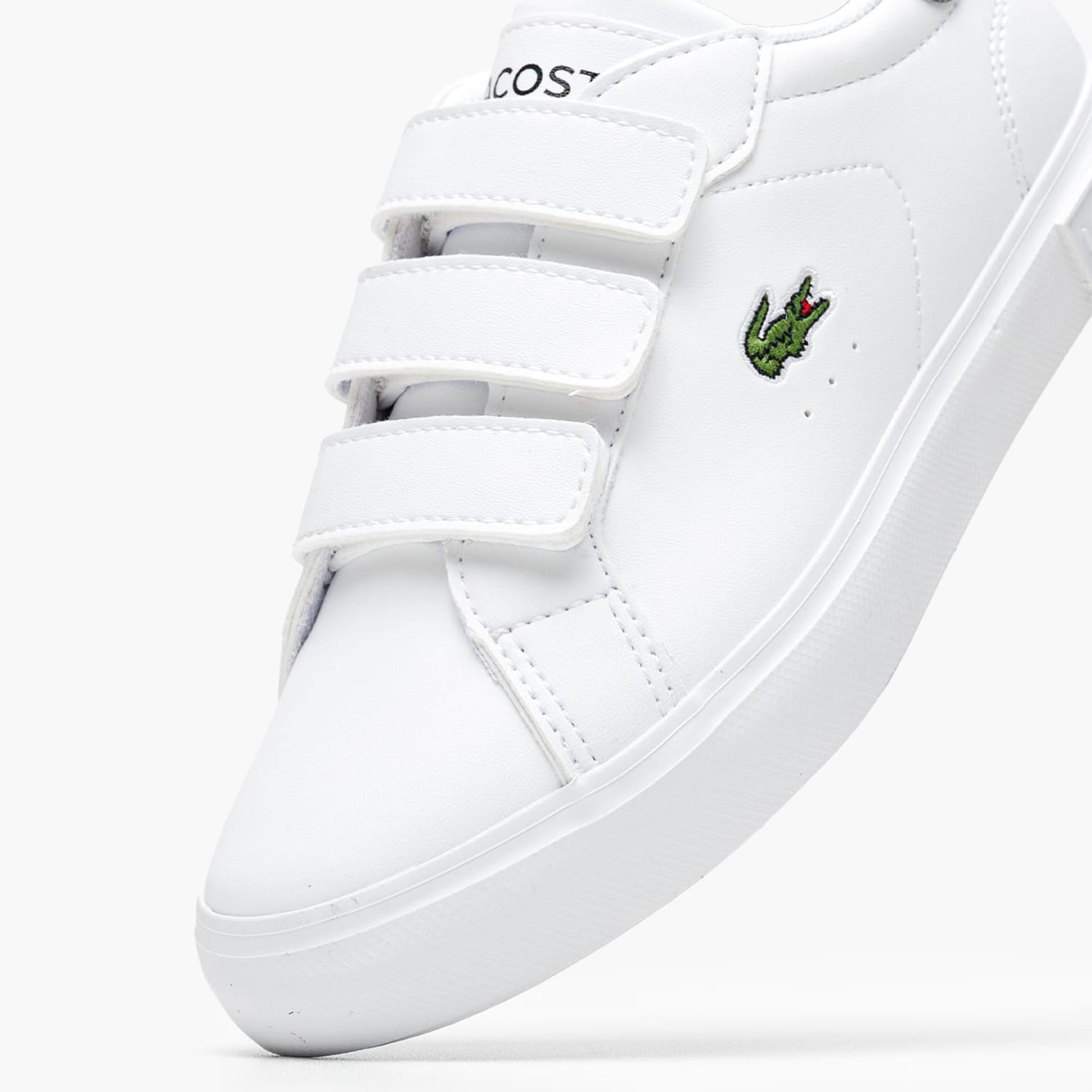 Παιδικά Παπούτσια Casual V.Powercourt Άσπρο ECOleather Lacoste