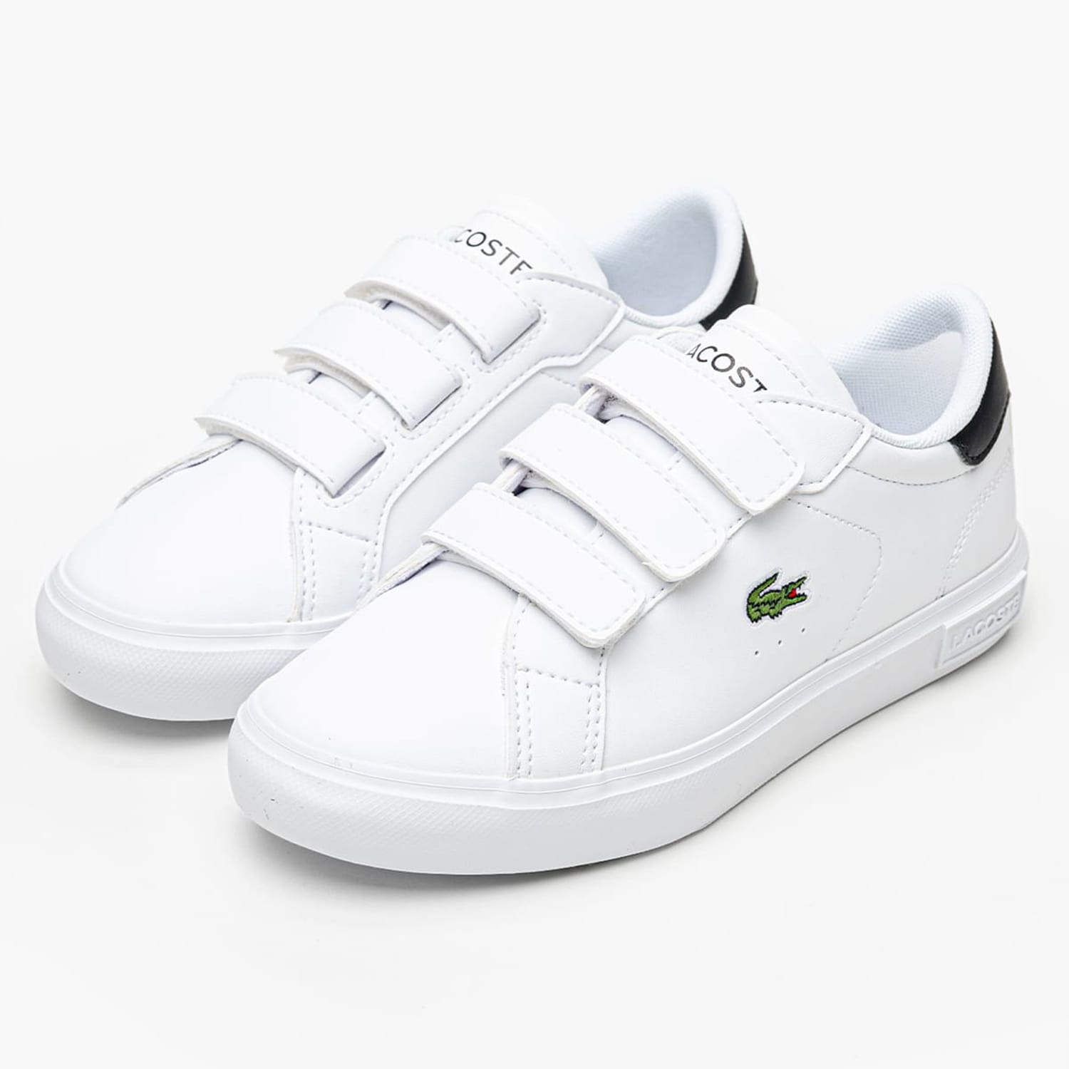 Παιδικά Παπούτσια Casual V.Powercourt Άσπρο ECOleather Lacoste
