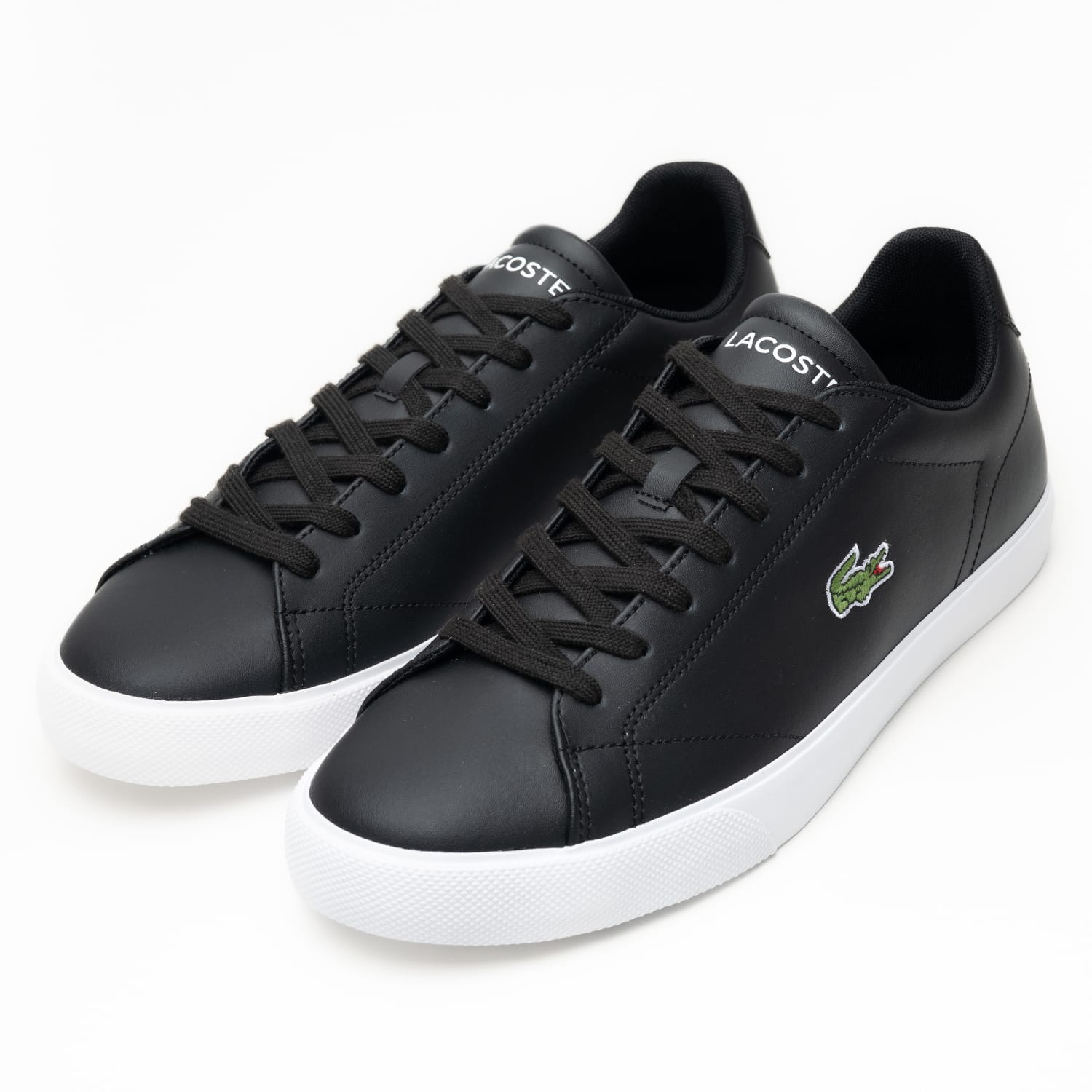Ανδρικά Παπούτσια Casual Vulc.Lerond Μαύρο Δέρμα Lacoste Ανδρικά Παπούτσια Casual Vulc.Lerond Μαύρο Δέρμα Lacoste