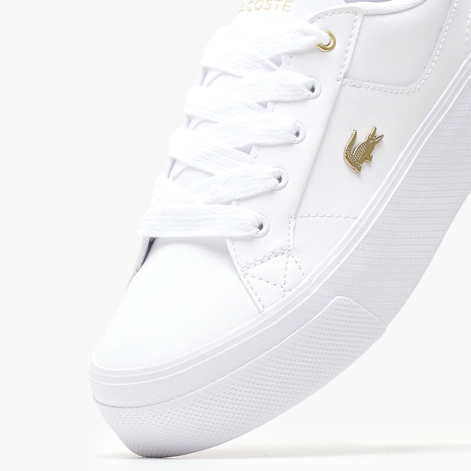 Γυναικεία Παπούτσια Casual Ziane.Platfo Άσπρο Δέρμα Lacoste