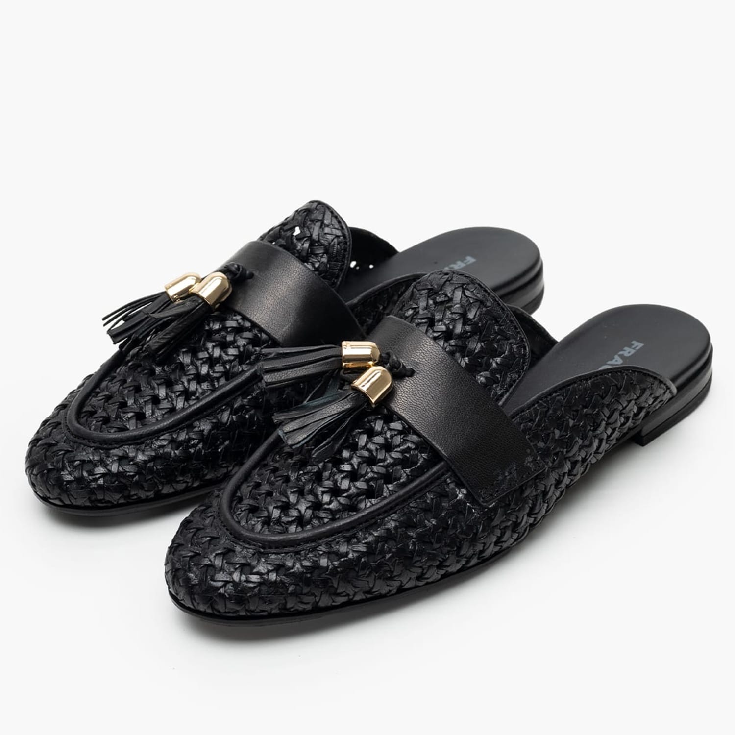 Γυναικεία Mules 95T7 Μαύρο Δέρμα Frau Γυναικεία Mules 95T7 Μαύρο Δέρμα Frau