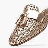 Women Mules 95X7 Gold Leather Frau Women Mules 95X7 Gold Leather Frau