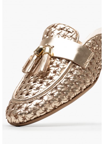 Γυναικεία Mules Heel.M Μαύρο Δέρμα Calvin Klein