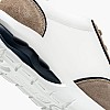 Men Casual Shoes 45423.B White Leather-Buckskin Callaghan Men Casual Shoes 45423.B White Leather-Buckskin Callaghan