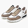 Men Casual Shoes 45423.B White Leather-Buckskin Callaghan Men Casual Shoes 45423.B White Leather-Buckskin Callaghan