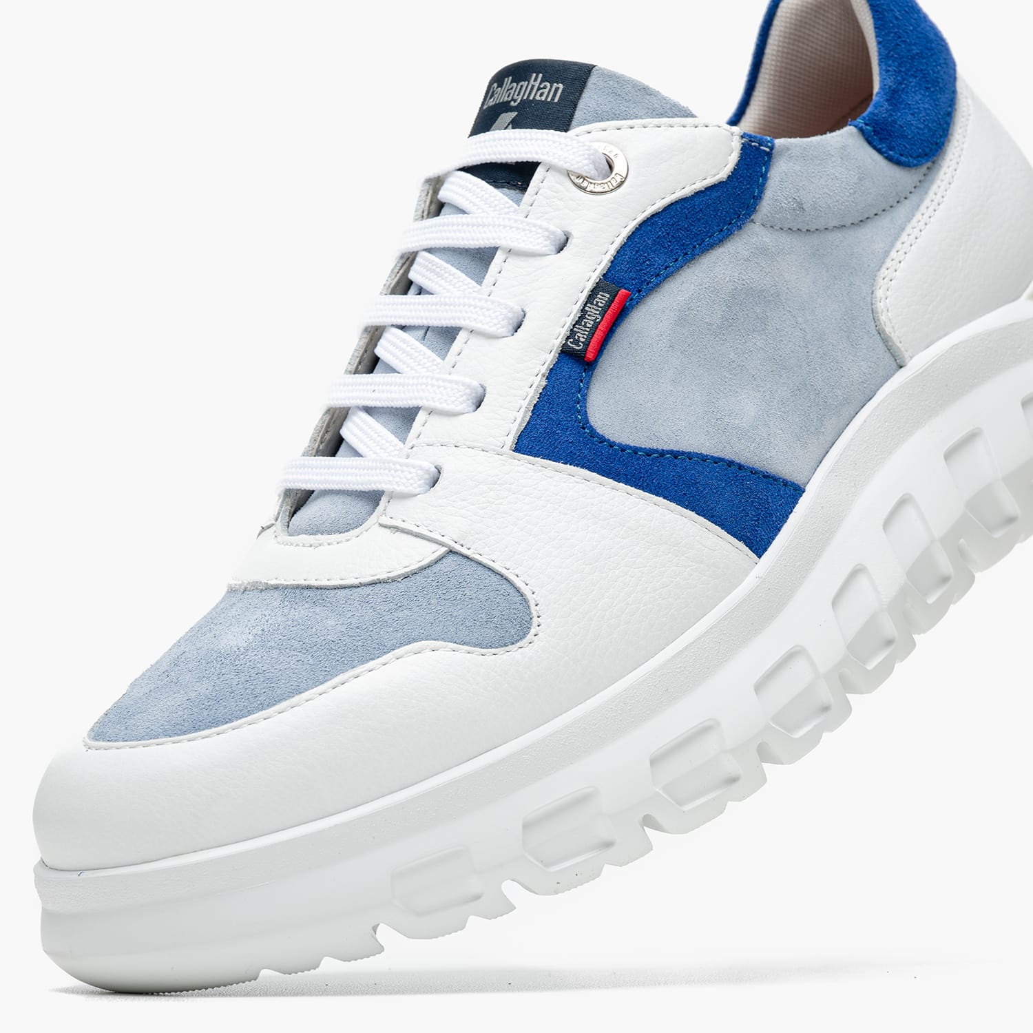Ανδρικά Παπούτσια Casual 55301.Bl Άσπρο Δέρμα Καστόρι Callaghan