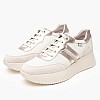 Women Casual Shoes 60302 Platinum Leather Callaghan Women Casual Shoes 60302 Platinum Leather Callaghan
