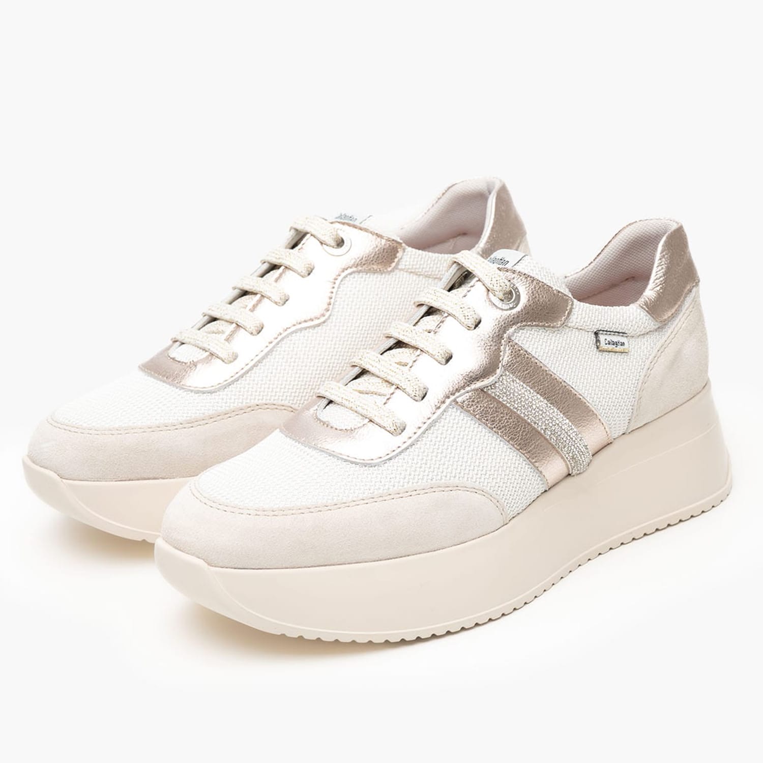 Women Casual Shoes 60302 Platinum Leather Callaghan Women Casual Shoes 60302 Platinum Leather Callaghan