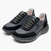 Men Casual Shoes 61201.Gr Black Buckskin-Fabric Callaghan
