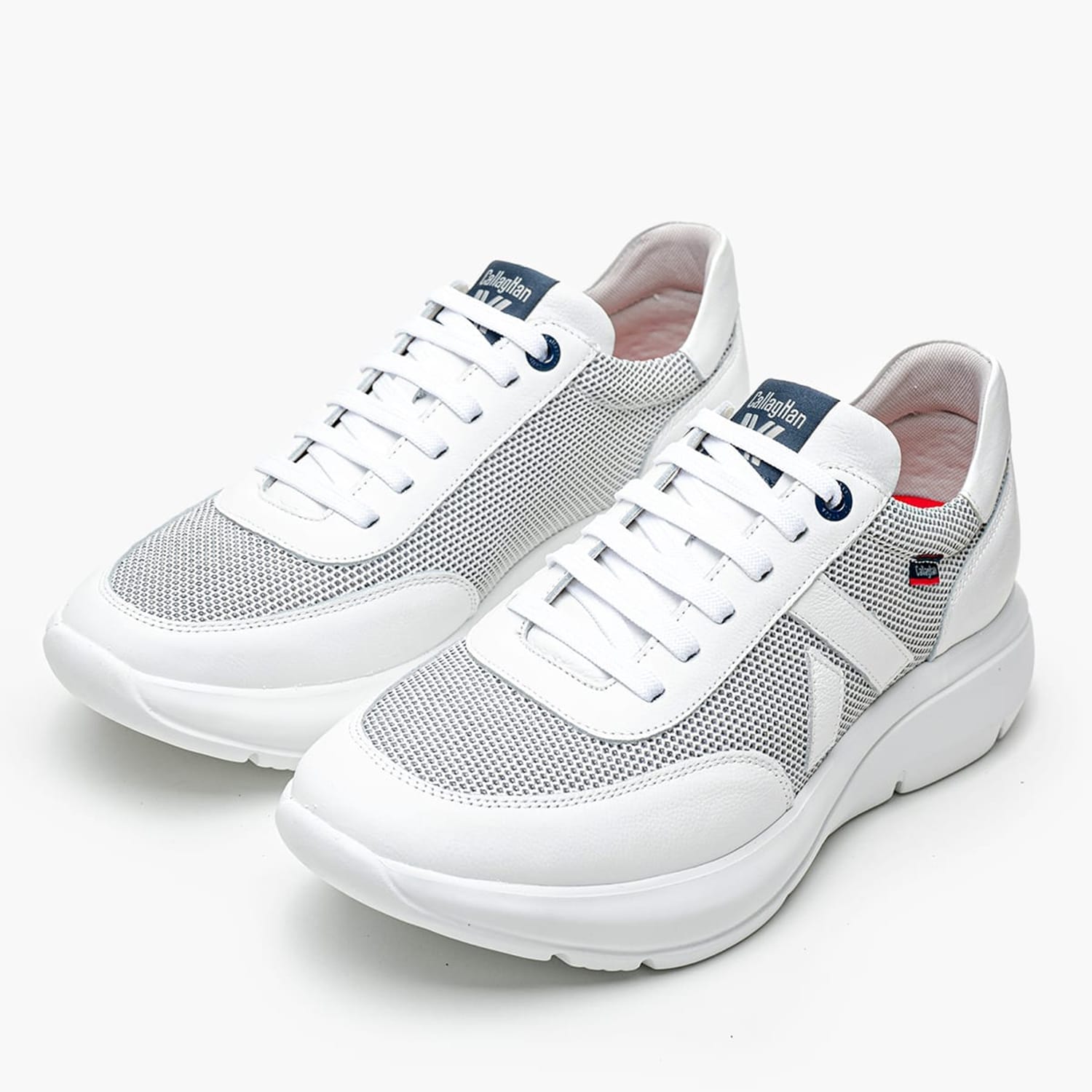 Ανδρικά Παπούτσια Casual 61201 Άσπρο Δέρμα Καστόρι-Ύφασμα Callaghan Ανδρικά Παπούτσια Casual 61201 Άσπρο Δέρμα Καστόρι-Ύφασμα Callaghan