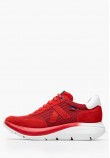 Ανδρικά Παπούτσια Casual 61201 Κόκκινο Δέρμα Καστόρι-Ύφασμα Callaghan