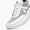 Women Casual Shoes 62400 White Leather-Fabric Callaghan Women Casual Shoes 62400 White Leather-Fabric Callaghan