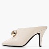 Women Mules Cheeky Beige Leather Jeffrey Campbell Women Mules Cheeky Beige Leather Jeffrey Campbell