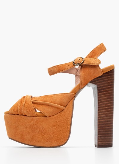 Γυνακεία Πέδιλα Summers Καφέ Δέρμα Jeffrey Campbell