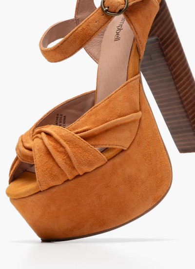 Γυνακεία Πέδιλα Summers Καφέ Δέρμα Jeffrey Campbell