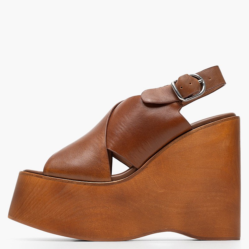 Γυναικείες Πλατφόρμες Ψηλές Fiddle Ταμπά Δέρμα Jeffrey Campbell