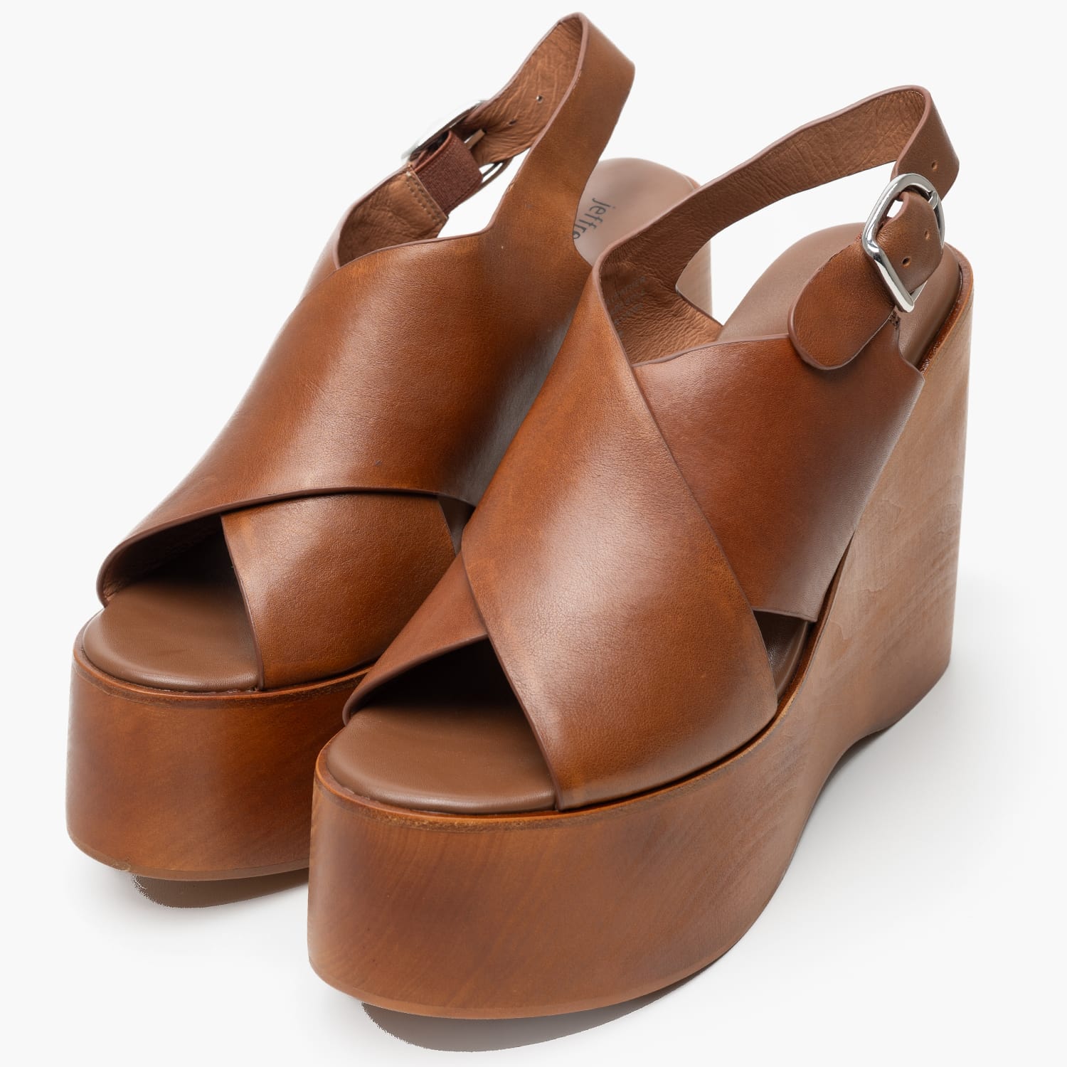 Γυναικείες Πλατφόρμες Ψηλές Fiddle Ταμπά Δέρμα Jeffrey Campbell