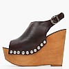 Γυναικείες Πλατφόρμες Ψηλές Snick Καφέ Δέρμα Jeffrey Campbell Γυναικείες Πλατφόρμες Ψηλές Snick Καφέ Δέρμα Jeffrey Campbell