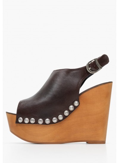 Γυναικείες Πλατφόρμες Χαμηλές 22305 Χρυσό ECOleather Tamaris