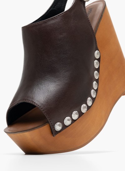 Γυναικείες Πλατφόρμες Χαμηλές 22305 Χρυσό ECOleather Tamaris