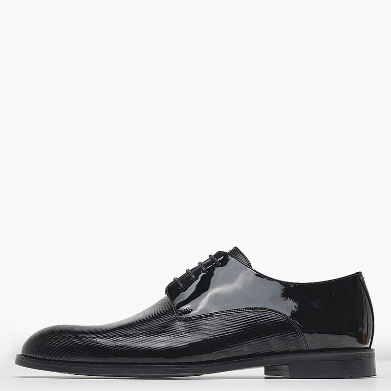 Men Shoes 7710 Black Patent Leather Philippe Lang