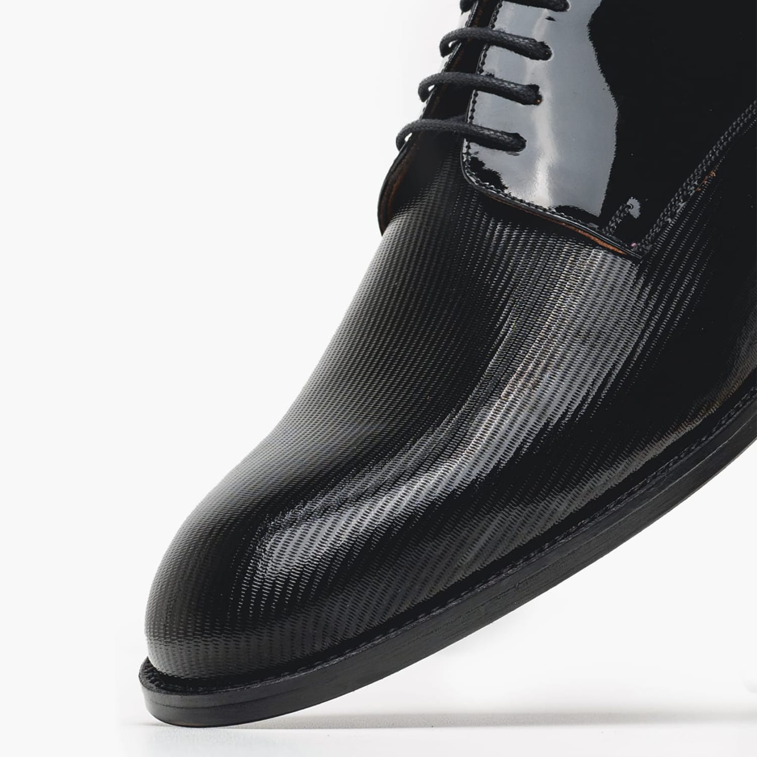 Men Shoes 7710 Black Patent Leather Philippe Lang