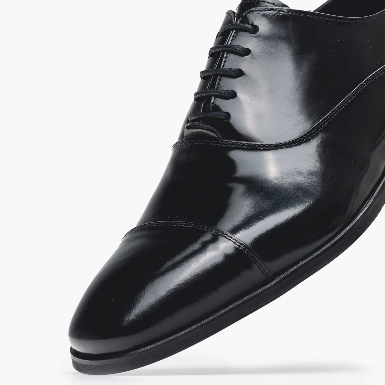 Men Shoes G.426 Black Leather Philippe Lang