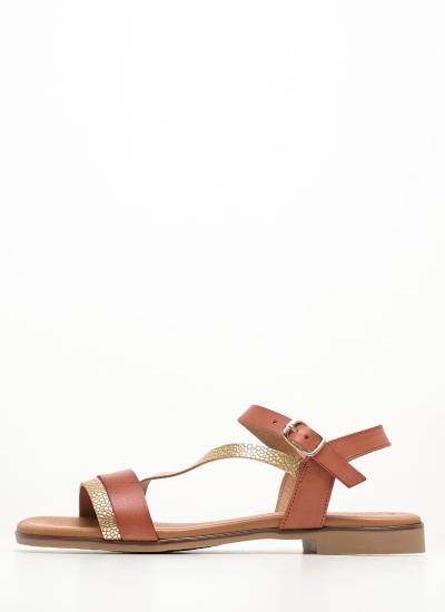 Γυναικεία Flats 3075 Μαύρο Δέρμα Eva Frutos