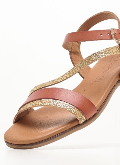 Γυναικεία Flats 3075 Μαύρο Δέρμα Eva Frutos