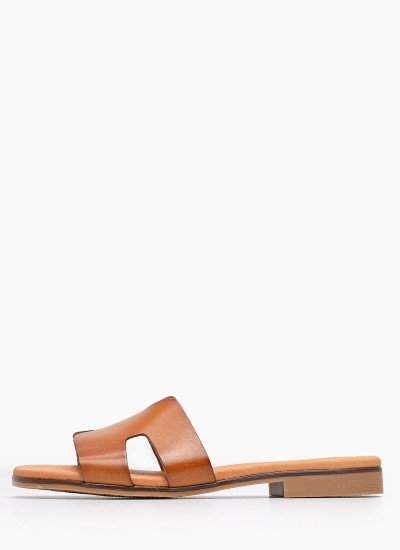 Γυναικεία Flats 3075 Μαύρο Δέρμα Eva Frutos