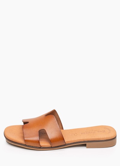 Γυναικεία Flats 3075 Μαύρο Δέρμα Eva Frutos